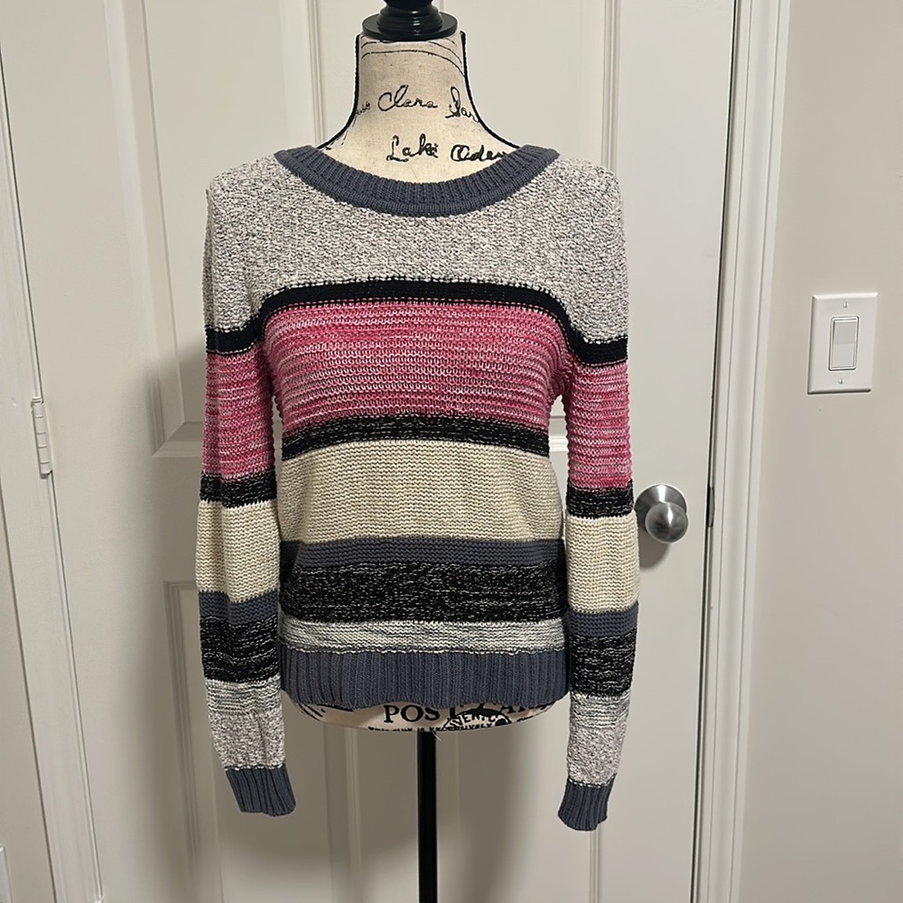 Multicolor striped sweater